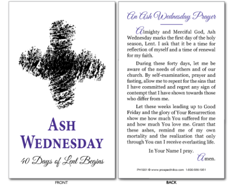 Prayer For Ash Wednesday – Keash Parish